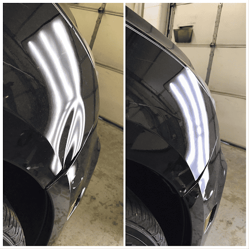Precision door ding and dent repair